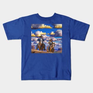 Cowboys Ride Arizona Art Kids T-Shirt